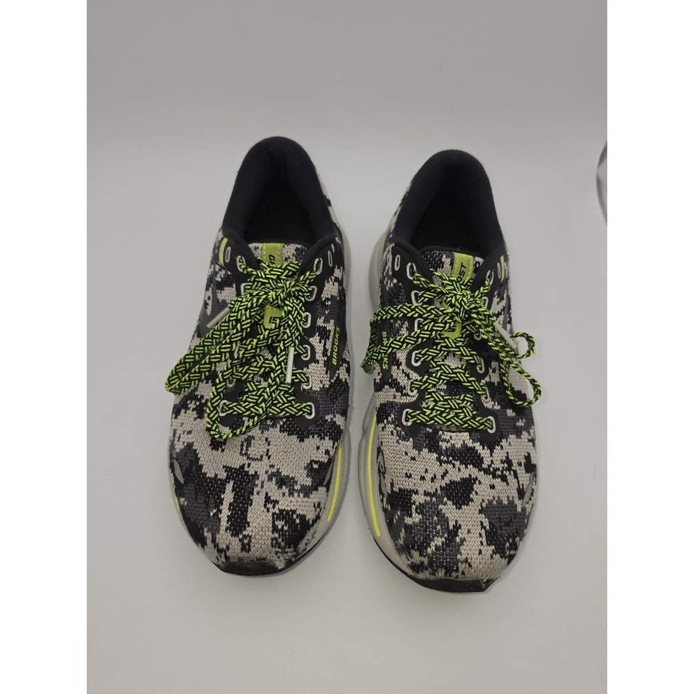 Brooks Ghost 15 Black/Ebony/Nightlife Camo Running Shoes Women's 7